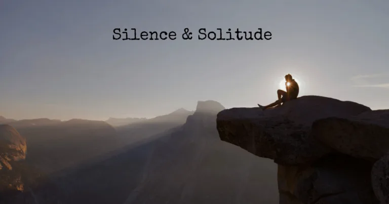 Spiritual solitude, spiritual awakening, silence