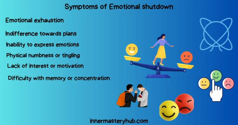 How to stop emotional shut down