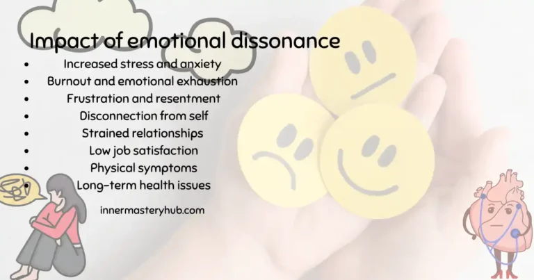 Emotional dissonance in relationships & workplace