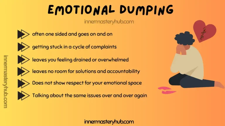 Emotional dumping