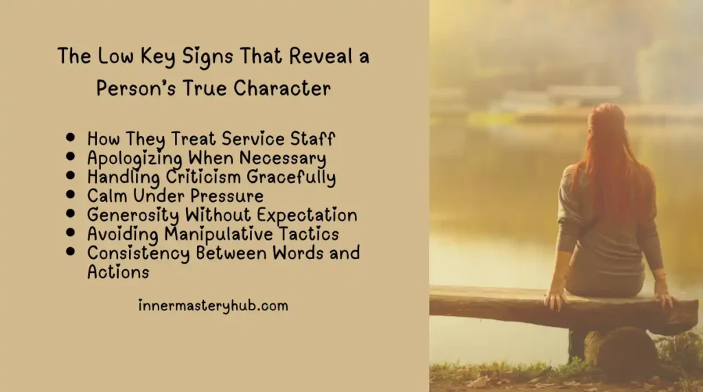 the Low Key Signs That Reveal a Person’s True Character