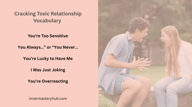 Cracking Toxic Relationship Vocabulary