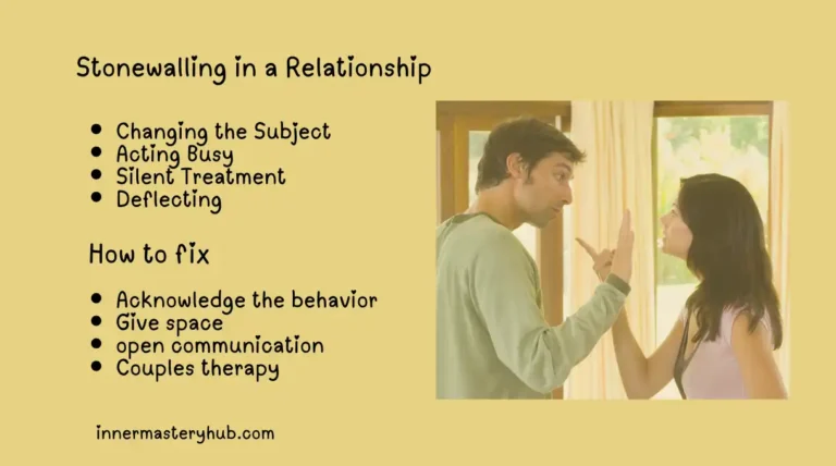Examples of Stonewalling in a Relationship