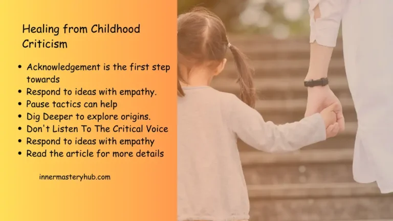 Healing from Childhood Criticism