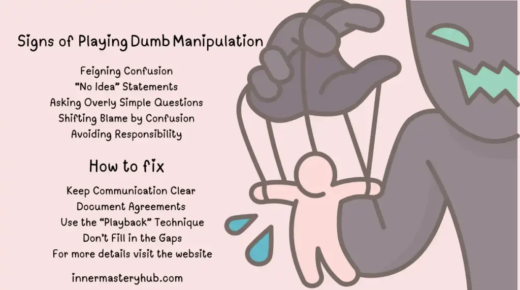 Playing Dumb Manipulation