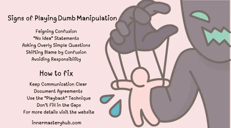 Playing Dumb Manipulation