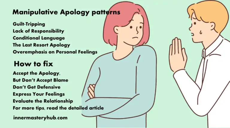 Respond Effectively to Manipulative Apology Patterns