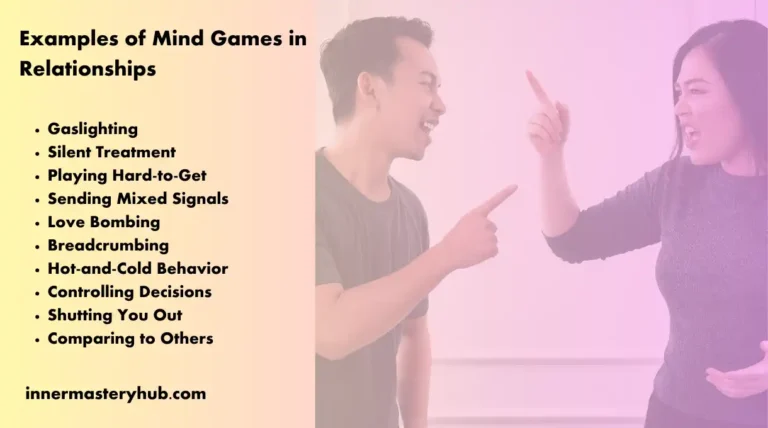 Examples of Mind Games in Relationships