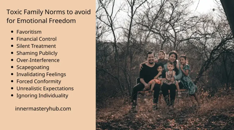 Toxic Family behaviors to avoid for Emotional Freedom