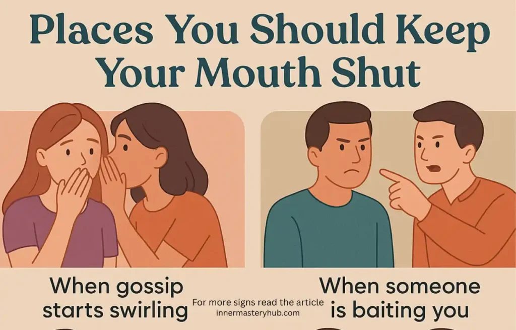 22 Places you should keep your mouth shut 1 22 Places you should keep your mouth shut