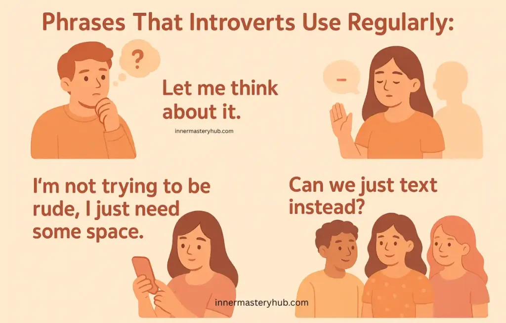 10 Quiet Phrases Introverts Use Regularly To Protect Their Energy 1 common phrases that introverts use regularly