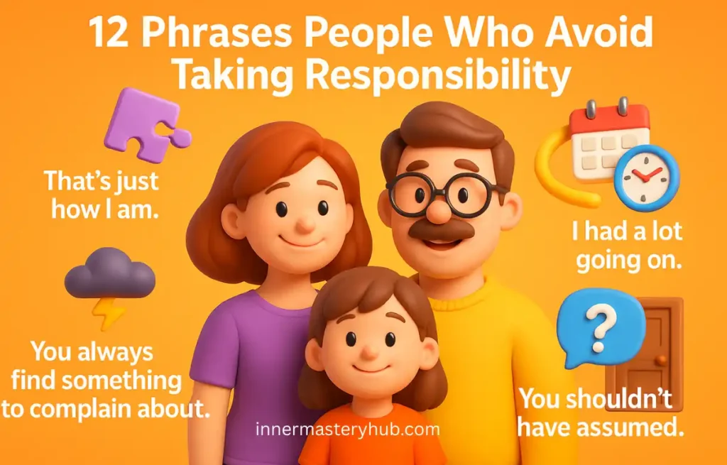 People Who Avoid Taking Responsibility