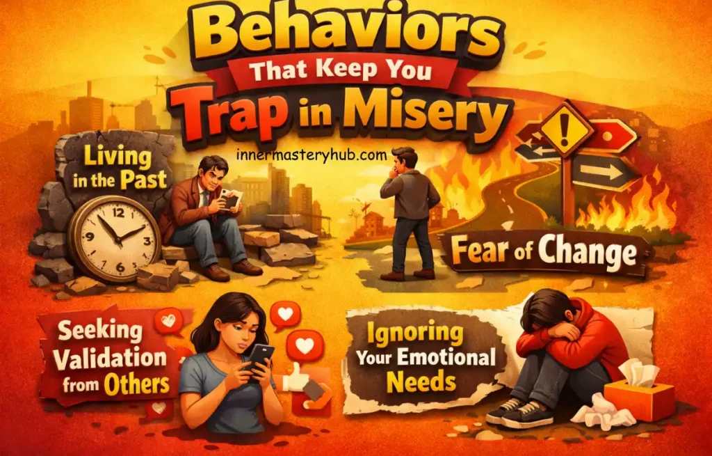 behaviors that keep you trapped in misery