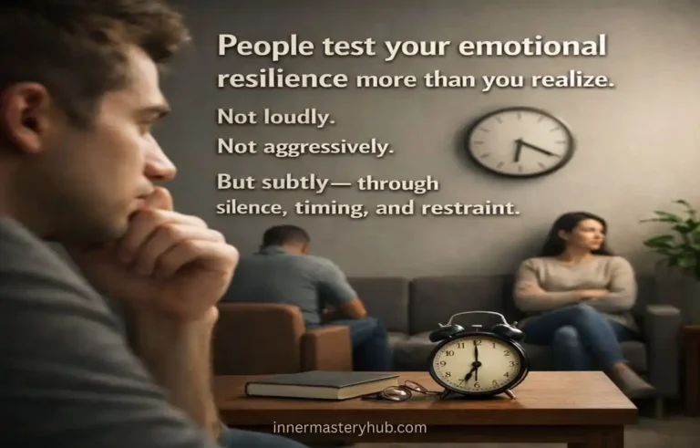 People Test Your Emotional Resilience