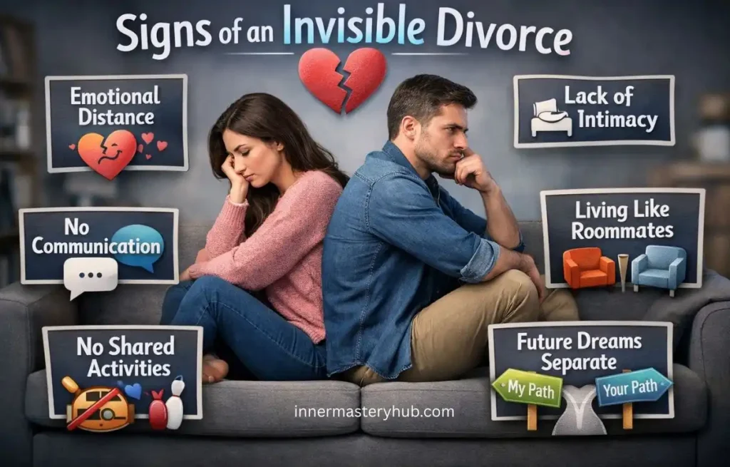13 Painful Signs Of The Invisible Divorce But You’re Still Married 1 Signs Of The Invisible Divorce