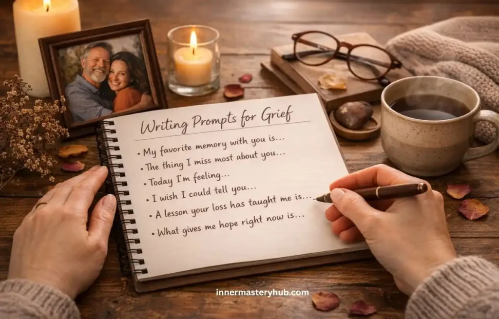 Writing Prompts for Grief: 25 Soul-Stirring Questions to Process Deep Emotional Pain 1 Writing Prompts for Grief