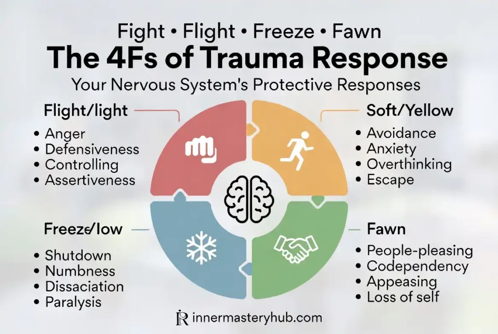 The Hidden Fight-Flight-Freeze Response: Why You React the Way You Do 2 Fight-Flight-Freeze Respons